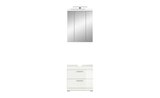 Badmöbel-Set SCHLOONSEE 2 teilig inklusive LED Beleuchtung bestehend aus: Waschbeckenunterschrank Spiegelschrank LED Badaufsatzleuchte Schloonsee im aktuellen Höffner Prospekt für 285,00 €