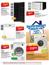 Réfrigérateur Angebote im Prospekt "ÉQUIPEMENT MAISON à prix "choc"" von Cora auf Seite 2