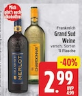 Weine von Grand Sud für 2,99 € bei EDEKA im Angebot Weine von Grand Sud im aktuellen EDEKA Prospekt