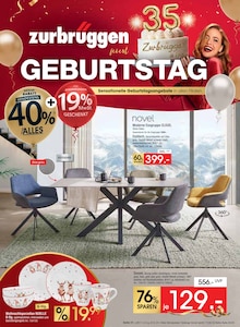 Weihnachtsgeschirr Angebot im aktuellen Zurbrüggen Prospekt auf Seite 1