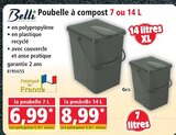 Poubelle à compost 7 ou 14 L - BELLI en promo chez Norma Strasbourg à 6,99 €