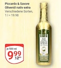 Olivenöl nativ extra Angebote von Piccardo & Savore bei GLOBUS Trier für 9,99 €