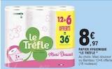 Papier hygiénique - LA TRÈFLE - E.Leclerc Papier hygiénique - LA TRÈFLE à 8,97 € dans le catalogue E.Leclerc