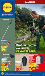 Prospectus Lidl, "Profiter d'offres exclusives, ça vaut le coup." à Carhaix-Plouguer et alentours, 13 pages, 23/03/2026 - 25/03/2026 Catalogue Lidl "Profiter d'offres exclusives, ça vaut le coup." à Carhaix-Plouguer et alentours, 13 pages, 23/03/2026 - 25/03/2026