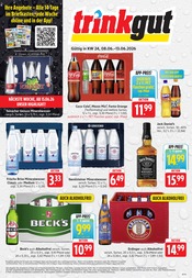 Trinkgut Discounter Prospekt der aktuellen Woche mit 8 Seiten, gültig von 08.06.2026 bis 13.06.2026, in Winnenden und Umgebung Aktueller Trinkgut Discounter Prospekt in Winnenden und Umgebung, "Aktuelle Angebote" mit 8 Seiten, 08.06.2026 - 13.06.2026