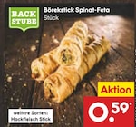 Aktuelles Börekstick Spinat-Feta Angebot bei Netto Marken-Discount in Köln ab 0,59 €