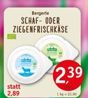 Aktuelles Schaf- oder Ziegenfrischkäse Angebot bei Erdkorn Biomarkt in Hannover ab 2,39 €