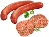 Merguez Bratwurst oder Frikadellen für 1,29 € bei REWE im Angebot Merguez Bratwurst oder Frikadellen im aktuellen REWE Prospekt