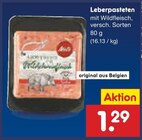 Leberpasteten mit Wildfleisch im Angebot bei Netto Marken-Discount in Bremerhaven Leberpasteten mit Wildfleisch Angebote bei Netto Marken-Discount Bremerhaven für 1,29 €