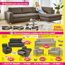 2-Sitzer Sofa Angebot & Preis im aktuellen SB Möbel Boss Prospekt 2-Sitzer Sofa Angebot im aktuellen SB Möbel Boss Prospekt auf Seite 6