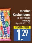 Kaubonbons im EDEKA Prospekt Kaubonbons von Mentos im aktuellen EDEKA Prospekt für 1,29 €