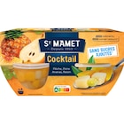 Coupelles de fruits sans sucres ajoutés - ST MAMET dans le catalogue Carrefour
