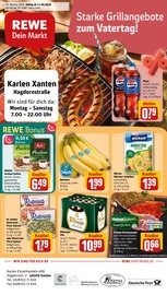 Cola im REWE Prospekt in Xanten Aktueller REWE Prospekt mit Cola, "Dein Markt", Seite 1