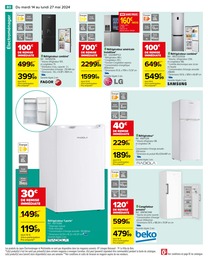 Offre Réfrigérateur dans le catalogue Carrefour du moment à la page 82