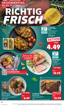 Braten im Kaufland Prospekt "Aktuelle Angebote" mit 68 Seiten (Cottbus)