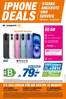 Smartphone im aktuellen expert Prospekt (Hamm) Smartphone im expert Prospekt "iPHONE DEALS" mit 7 Seiten (Hamm)