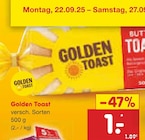 Netto Marken-Discount Tönisvorst - Golden Toast Angebot im Prospekt Golden Toast bei Netto Marken-Discount im Tönisvorst Prospekt für 1,00 €