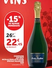Champagne AOP Brut Cuvée Spéciale Millésimée 2019 - NICOLAS FEUILLATTE en promo chez Super U Villeneuve-la-Garenne à 22,45 €