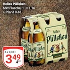 Aktuelle Veltins Angebote bei GLOBUS in Rostock Aktuelles Helles Pülleken Angebot bei GLOBUS in Rostock ab 3,49 €