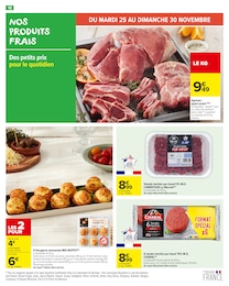 Prix et réduction Boeuf Haché dans le prospectus Carrefour Market en cours Offre Boeuf Haché dans le catalogue Carrefour Market du moment à la page 20