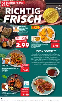 Steak im Kaufland Prospekt "Hier bin ich richtig" mit 67 Seiten (Jena)