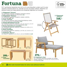 Fortuna im Pflanzen Kölle Prospekt "Gartenmöbel 2025" auf Seite 44