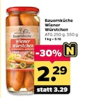 Aktuelles Wiener Würstchen Angebot bei Netto mit dem Scottie in Dresden ab 2,29 €