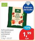 Aprikosen entsteint von Schneekoppe für 1,99 € bei budni im Angebot Aprikosen entsteint von Schneekoppe im aktuellen budni Prospekt
