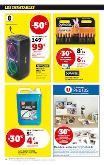 Promotion Aspirateur dans le prospectus Hyper U, valable du 01/07/2025 au 13/07/2025 Promo Aspirateur dans le catalogue Hyper U du moment à la page 34