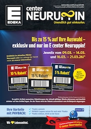 Aktueller E center Discounter Prospekt für Neuruppin 09.03.2026 - 14.03.2026 E center Prospekt für Neuruppin mit 27 Seiten