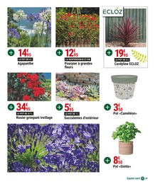 Prix et réduction Aménagement Extérieur dans le prospectus Gamm vert en cours Offre Aménagement Extérieur dans le catalogue Gamm vert du moment à la page 5