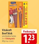 Beef Stick im Angebot bei famila Nordost in Langenhagen Beef Stick Angebote von Vitakraft bei famila Nordost Langenhagen für 1,23 €