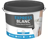 Peinture(d) murs et plafonds express blanc lumineux mat 10 L - Valspar en promo chez Castorama Peinture(d) murs et plafonds express blanc lumineux mat 10 L - Valspar dans le catalogue Castorama