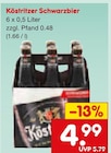 Schwarzbier im Angebot bei Netto Marken-Discount in Aachen Schwarzbier Angebote von Köstritzer bei Netto Marken-Discount Aachen für 4,99 €