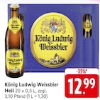 Weissbier Hell Angebote von König Ludwig bei E center Hanau für 12,99 €