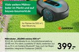 BayWa Bau- und Gartenmärkte - Mähroboter SILENO minimo 500 m² Angebot im Prospekt Mähroboter SILENO minimo 500 m² bei BayWa Bau- und Gartenmärkte im Prospekt "" für 399,00 €
