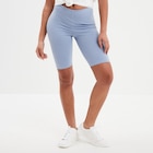 Legging court cycliste ajusté bleu clair femme - La Halle Legging court cycliste ajusté bleu clair femme à 5,99 € dans le catalogue La Halle