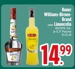 Williams-Birnen-Brand von Roner im aktuellen EDEKA Prospekt für 14,99 €