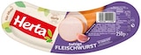 Saftige Fleischwurst mit Knoblauch geräuchert im Angebot bei REWE in Mainz Saftige Fleischwurst mit Knoblauch geräuchert Angebote von Herta bei REWE Mainz für 1,99 €