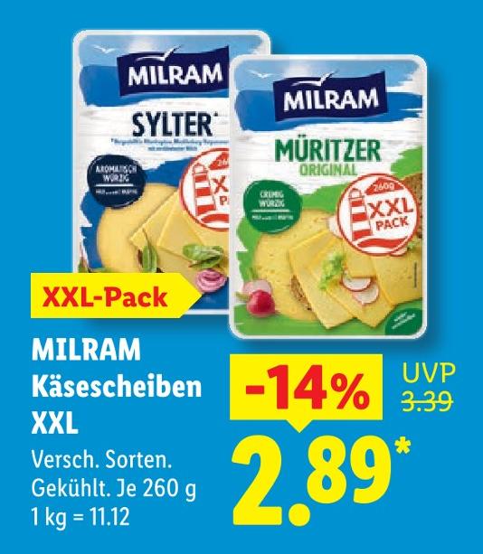 Käsescheiben XXL