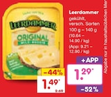 Leerdammer bei Netto Marken-Discount im Prospekt "" für 1,29 €