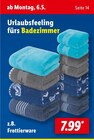 Urlaubsfeeling fürs Badezimmer bei Lidl im Bad Breisig Prospekt für 7,99 €