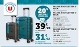 Valise à roulettes - U en promo chez Super U Grenoble à 31,92 €