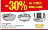 -30% de REMISE IMMÉDIATE Sur la gamme moulerie en acier étamé Guardini - GUARDINI en promo chez Carrefour Courbevoie