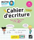Cahier d'écriture Maître Lucas - CP - Hatier dans le catalogue Fnac