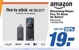 Aktuelle Fernseher Angebote bei expert in Pirna Aktuelles Streaming-Player Fire TV Stick 4k Select Angebot bei expert in Pirna ab 19,00 €