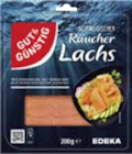 Norwegischer Räucher-Lachs Angebote von Gut & Günstig bei EDEKA Augsburg für 3,49 €