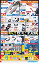 Lampe im Norma Prospekt "Mehr fürs Geld" auf Seite 12