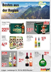 Wein im Trinkgut Prospekt in München Aktueller Trinkgut Prospekt mit Wein, "Münchens Getränkemarkt!", Seite 4