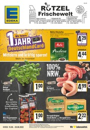 EDEKA Prospekt für Remscheid mit 24 Seiten EDEKA Prospekt für Remscheid: Aktuelle Angebote, 24 Seiten, 15.08.2022 - 20.08.2022